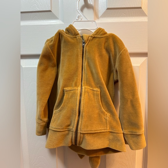 Kate Quinn Mustard Brown Hoodie with Bunny Ears - Picture 2 of 3